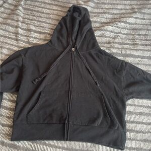 GAP Black Zip-Up Hoodie